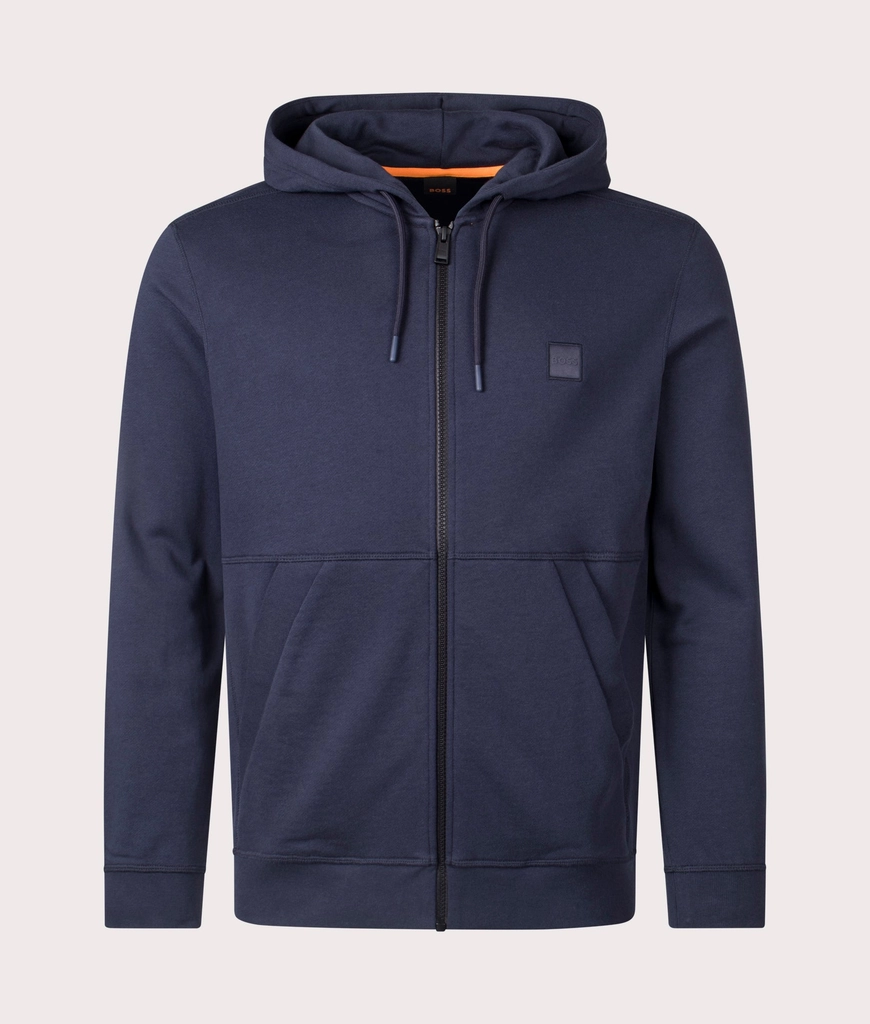 Hugo Boss Mens Zip Through Zetalky Hoodie